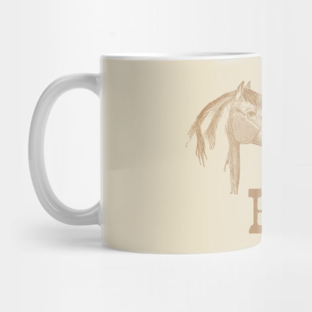 Two Horses with Text by Biophilia